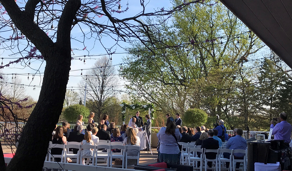 Red Oak Patio Ceremony